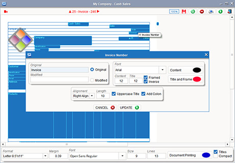 ESREAL ERP Documents Configuration
