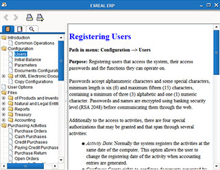 ESREAL ERP Help