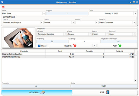 ESREAL ERP Supplies
